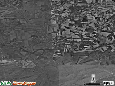 Zip code 17007 satellite photo by USGS