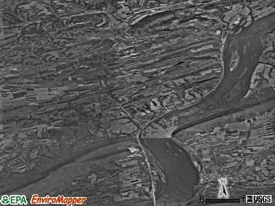 Zip code 17045 satellite photo by USGS