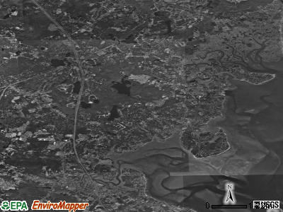 Zip code 02332 satellite photo by USGS