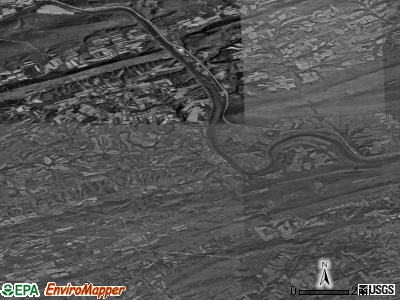 Zip code 17074 satellite photo by USGS