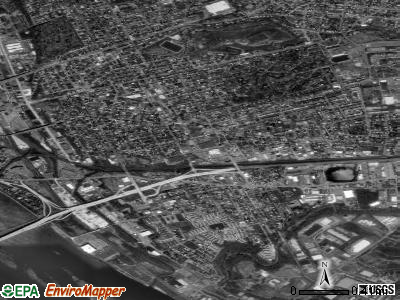 Zip code 17104 satellite photo by USGS