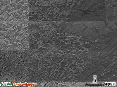 Zip code 17268 satellite photo by USGS