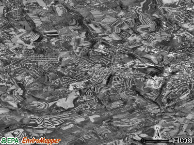Zip code 17313 satellite photo by USGS
