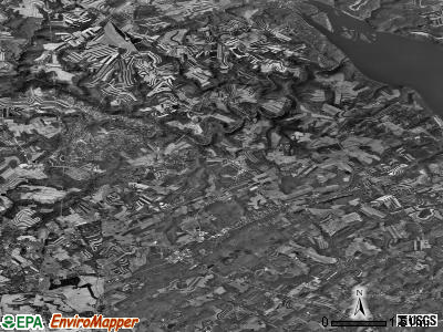 Zip code 17314 satellite photo by USGS