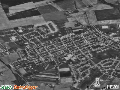 Zip code 17344 satellite photo by USGS
