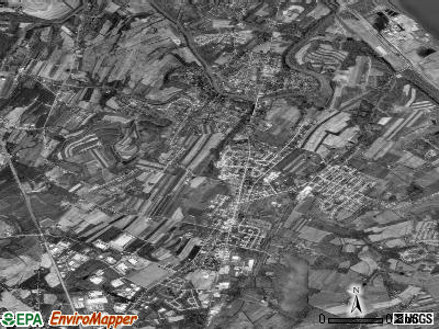 Zip code 17345 satellite photo by USGS