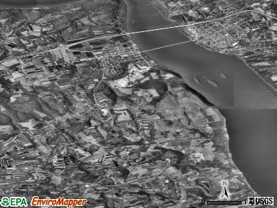 Zip code 17368 satellite photo by USGS