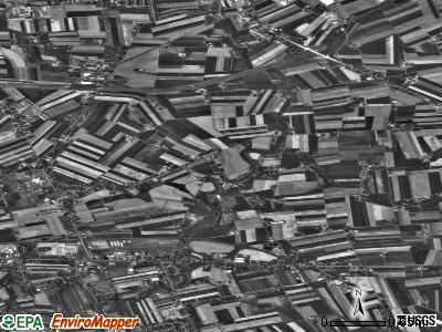 Zip code 17505 satellite photo by USGS