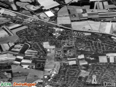 Zip code 17538 satellite photo by USGS