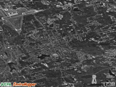Zip code 02370 satellite photo by USGS