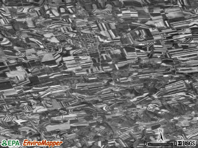 Zip code 17579 satellite photo by USGS