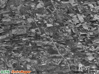 Zip code 17584 satellite photo by USGS