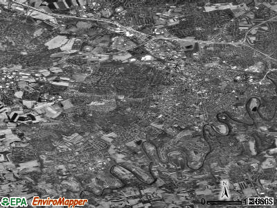 Zip code 17603 satellite photo by USGS