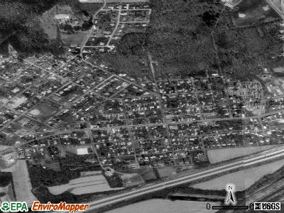 Zip code 17721 satellite photo by USGS