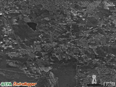 Zip code 02379 satellite photo by USGS