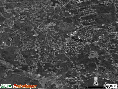 Zip code 02382 satellite photo by USGS