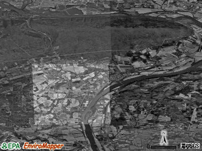 Zip code 17752 satellite photo by USGS