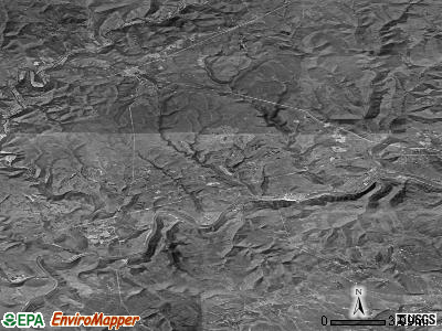 Zip code 17764 satellite photo by USGS