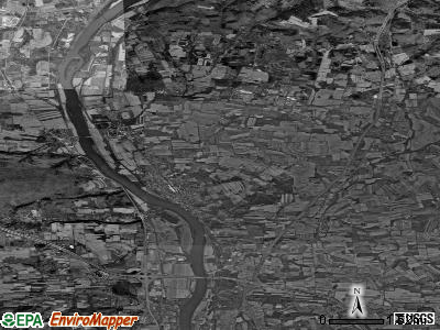 Zip code 17777 satellite photo by USGS