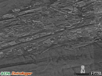 Zip code 17812 satellite photo by USGS