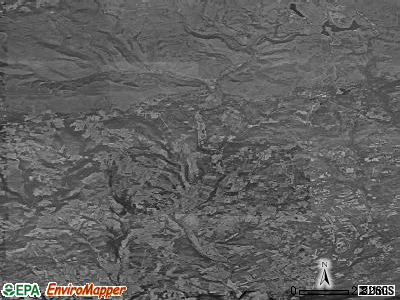 Zip code 17814 satellite photo by USGS
