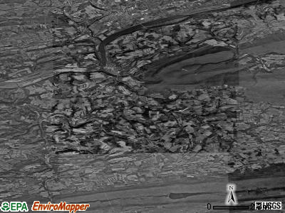 Zip code 17820 satellite photo by USGS