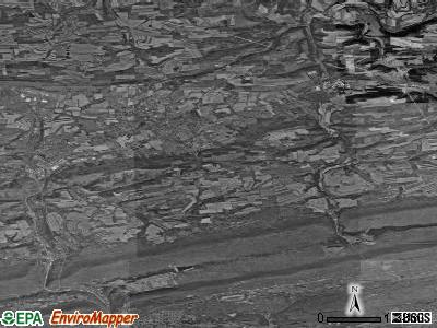 Zip code 17824 satellite photo by USGS