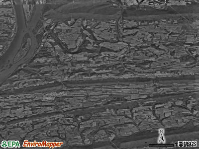 Zip code 17830 satellite photo by USGS