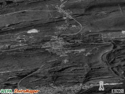Zip code 17927 satellite photo by USGS