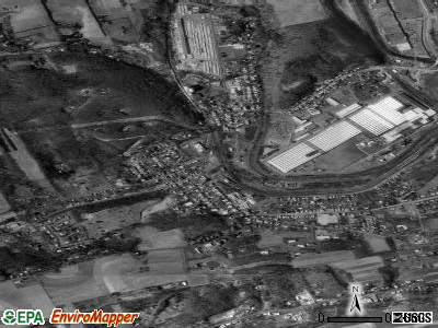 Zip code 17929 satellite photo by USGS