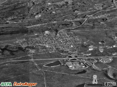 Zip code 17931 satellite photo by USGS