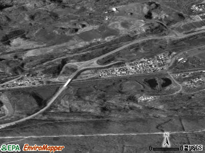 Zip code 17934 satellite photo by USGS
