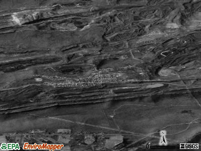 Zip code 17935 satellite photo by USGS