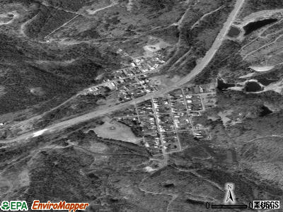 Zip code 17953 satellite photo by USGS