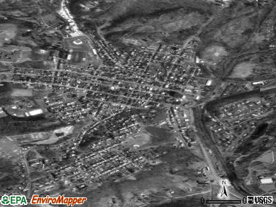 Zip code 17954 satellite photo by USGS