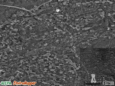 Zip code 18036 satellite photo by USGS