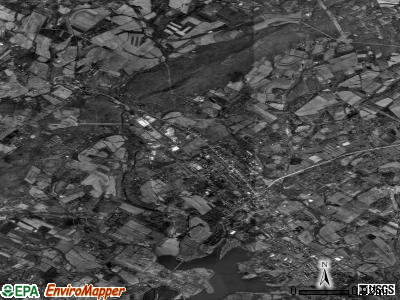 Zip code 18041 satellite photo by USGS