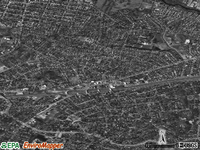 Zip code 02465 satellite photo by USGS
