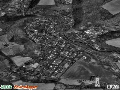 Zip code 18063 satellite photo by USGS