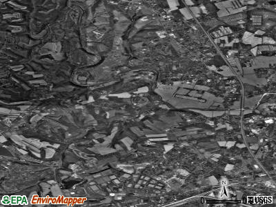 Zip code 18069 satellite photo by USGS