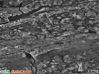 Zip code 18071 satellite photo by USGS