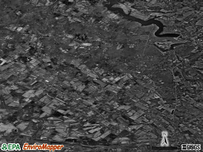 Zip code 18074 satellite photo by USGS