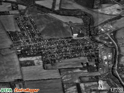 Zip code 18085 satellite photo by USGS