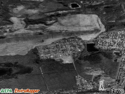 Zip code 18231 satellite photo by USGS