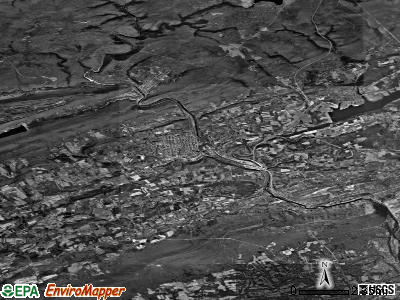 Zip code 18235 satellite photo by USGS