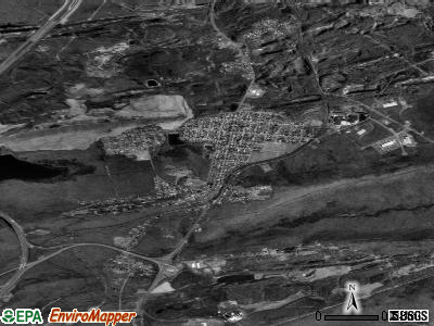 Zip code 18237 satellite photo by USGS