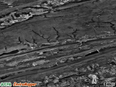 Zip code 18240 satellite photo by USGS