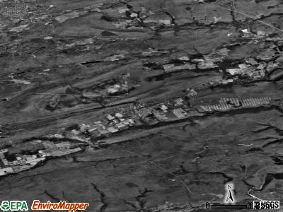 Zip code 18255 satellite photo by USGS
