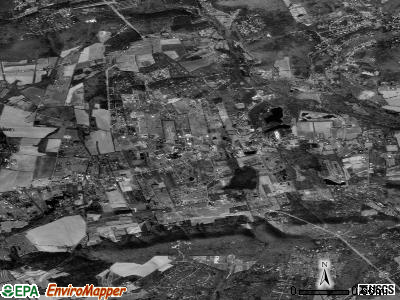 Zip code 18322 satellite photo by USGS
