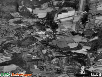 Zip code 18333 satellite photo by USGS